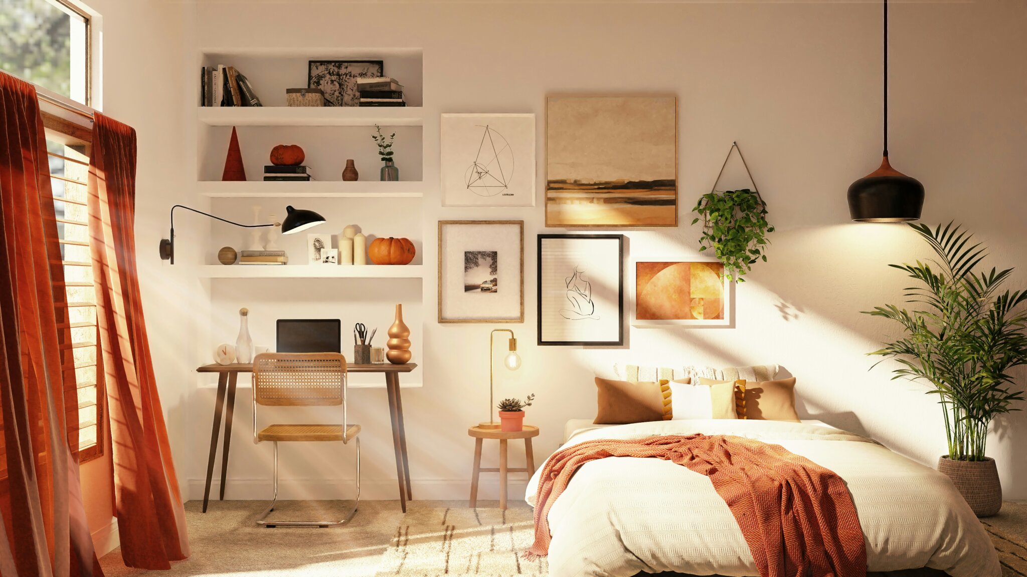 a picture of the best household finds for an aesthetic home setup